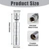 NQEUEPN Spark Plug Socket Removal Tool, 14mm Spark Plug Socket