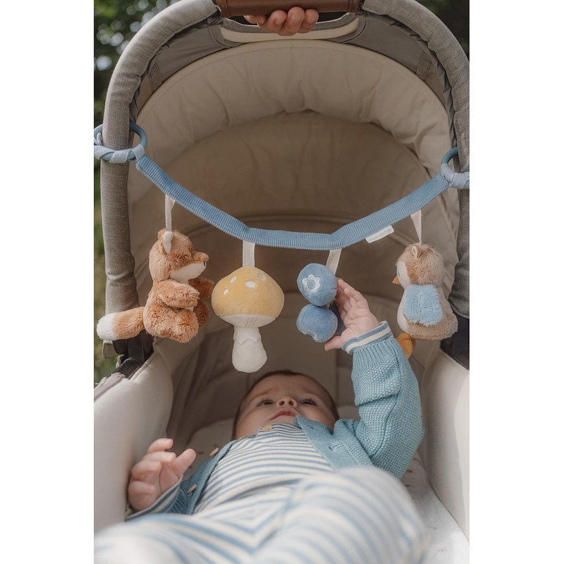 Little Dutch 8911 Fabric Pram Chain Toy for Baby Car
