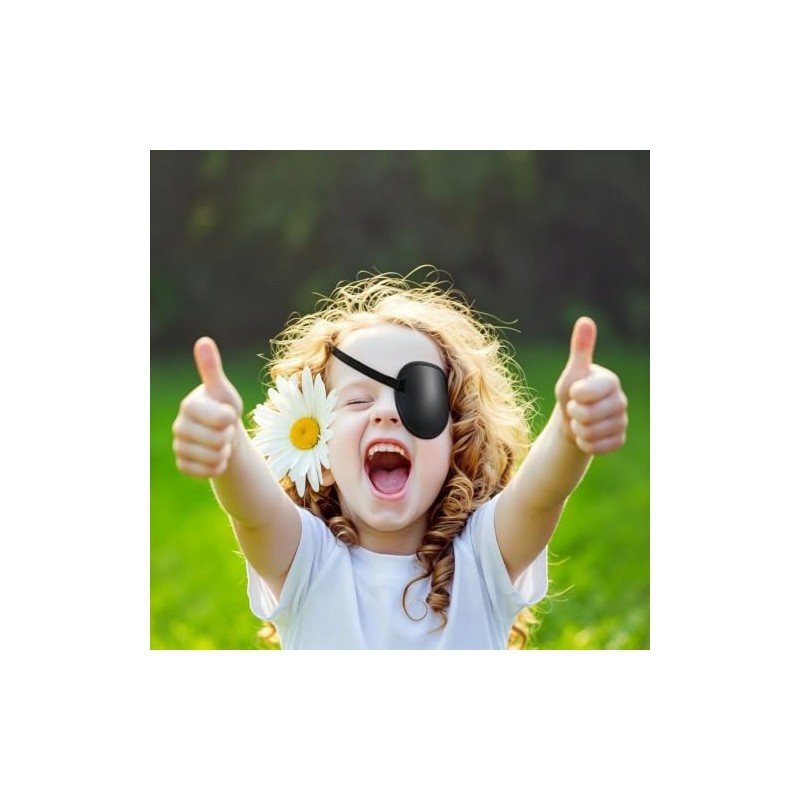 Parches para Ojos 6 Pzas,Parche para Ojos 3D Ajustable, para