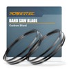 POWERTEC 59-1/2 Inch Bandsaw Blades, 1/8" x 14 TPI Band