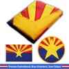 WINBEE Arizona State Flag 3x5 Ft - Double Sided Embroidered,