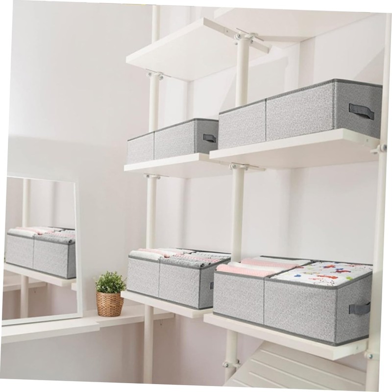 VILLFUL Trapezoid Storage Bin Fabric Baskets for Closet Multi-function Clothes