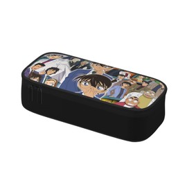 Detective Kon Pen Case, Large Capacity, Pencil Case, Multifunctional, Stylish, Pen Pouch, For Boys, Girls, Children, Simple, Tool Pen Case, For High School Students, College Students, Working People,