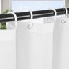 AooHome Shower Curtain Hooks Thick Window Curtain Hooks Curtain Rings