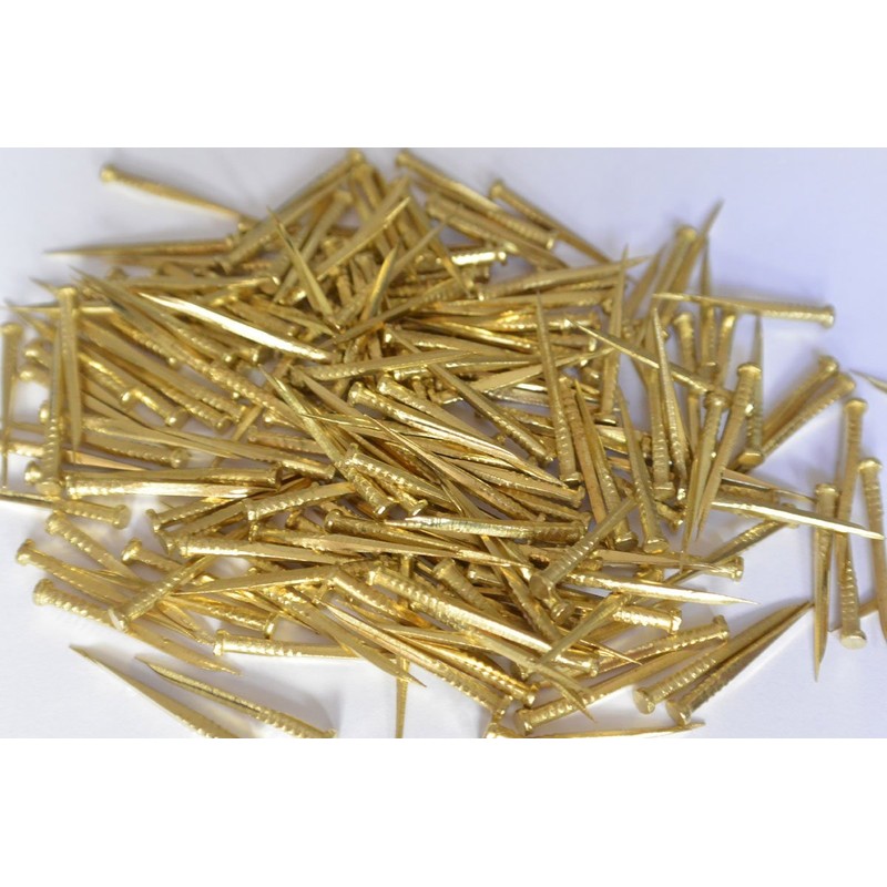 Solid Brass Nails Tacks for Shoes Boots Leather Heels Soles