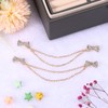 QUARKZMAN Bow Pullover Clips Retro Collar Clips for Cardigans with