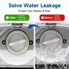 LEYURISE 2 Pack Washer Drain Pump Filter Gasket Compatible with