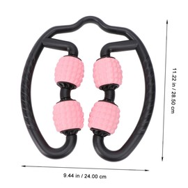 Baluue 1PC Muscle Relax Massage Roller Stick Versatile Fitness Equipment for Yoga and Daily Use Gentle Comfortable Design Pink