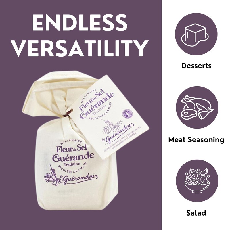 Le Guerandais Fleur De Sel De Guerande Linen Bag 4.4