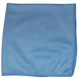 CPI MGLASS Glass Cleaning Microfiber Cloth, 16-Inch x 16-Inch, Blue (Pack of 12)