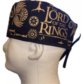 Lord Of The Rings Gold Scrub Hat Chemo Cap