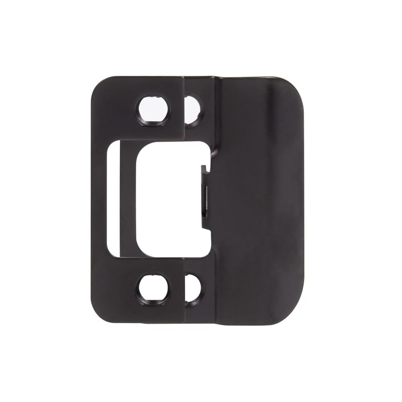 Stone Harbor Hardware Adjustable Strike Plate, Matte Black