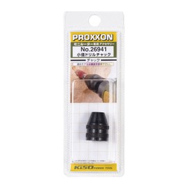 PROXXON Small Diameter Drill Chuck 1 Piece [Attachable Size 0.02 - 0.13 inches (0.5 - 3.2 mm)] No. 26941