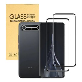 Templad Mica Cristal Para Celulares Telefonia Cura 3d Pegamento Completo Tecno Pova Slim 5gtecno Spark 40 Proplus                                     
