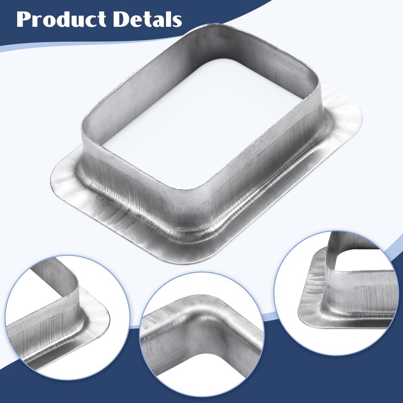 VYH 2" x 3" Rain Gutter Downspout Drop Outlet Aluminum