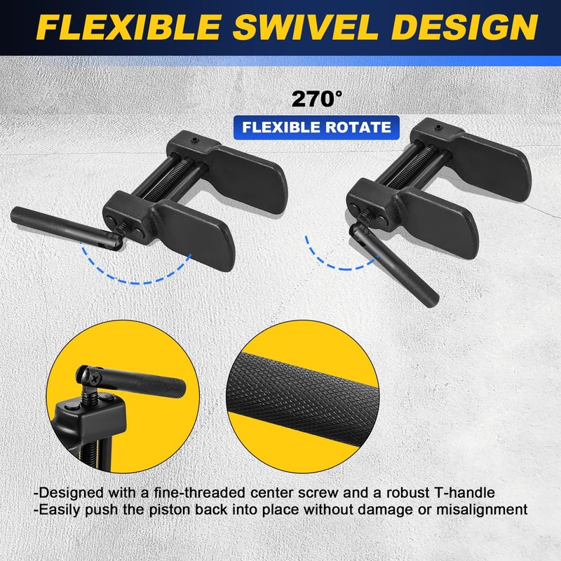 DASBET Heavy Duty Upgrade Disc Brake Pad Spreader Separates Piston