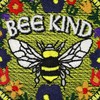 BEE Kind Patch | Bees Iron-on Patch for All Fabrics