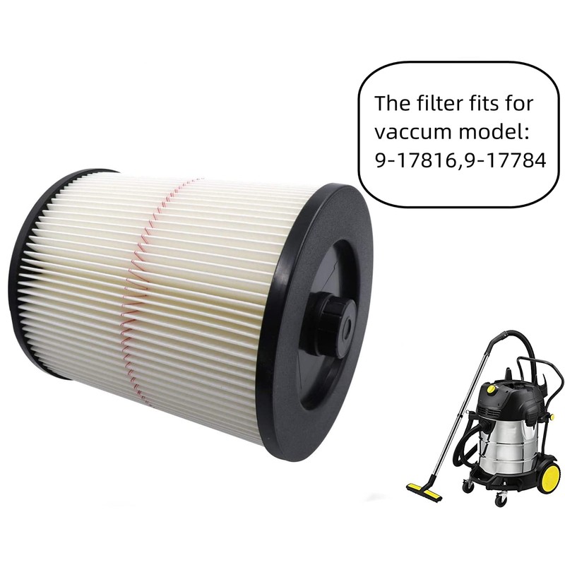 17816 Replacement Filter For Craftsman 9-17816 Wet/Dry Vacuum Cleaner Fit