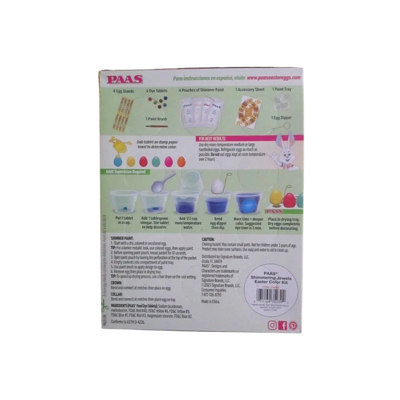 Paas Easter Egg Decorating Kit Food Safe Coloring Eggs Dye