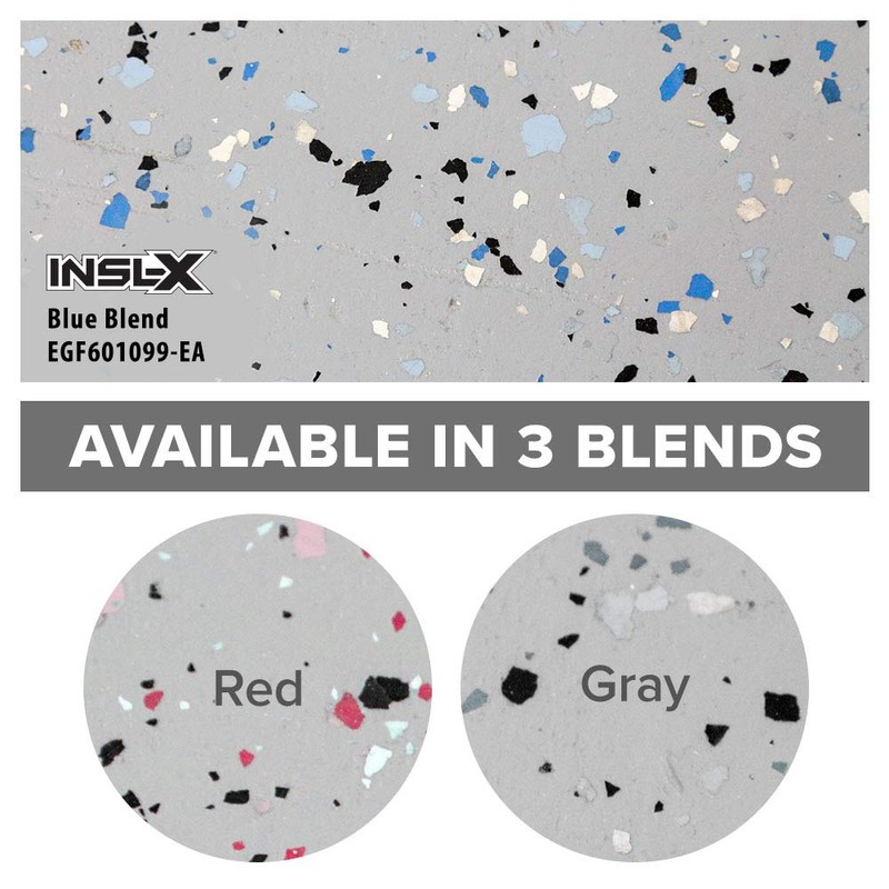 INSL-X PRODUCTS EGF601099-EA RED Combo Decorative Floor Flakes, 12 oz,