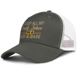 zingyone I Keep All My Dad Joke Hat Dad Funny Baseball Cap Trucker Hat for Men, from Daughter Son