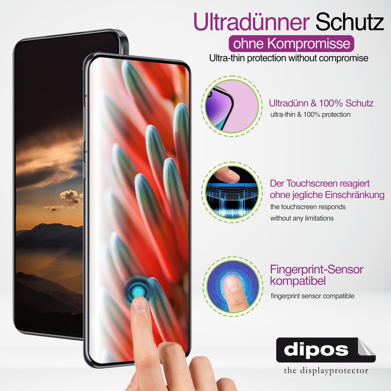 dipos I 4x Clear Screen Protectors for Ecom Smart-Ex 02