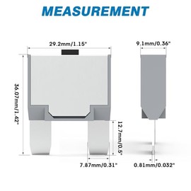 GLOSO GLOSO Maxi Blade Circuit Breaker Fuse 10A AMP, T3 Manual Reset (10A)