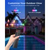 litogo 120FT Color Changing Outdoor String Lights with Remote -
