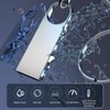 Flash Drive Mini Waterproof Electroplating Process Zinc Alloy USB Drive