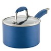 Anolon Advanced Home Hard-Anodized Nonstick Saucepan, 2-Quart, Indigo