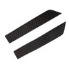 Side Marker Plate Ornaments Glossy Carbon Fiber UV Wear Resistant