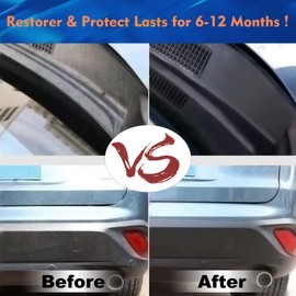 RENOVADOLT Plastic Outdoor Color Restorer for Cars 50ml, Ceramic Coating Trim Restores Faded Sun-Damaged and Oxidized Possessions Plastic, Rubber, Vinyl, Metal Painted Surfaces