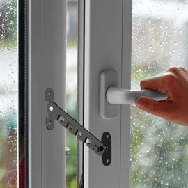 Casement Window Stay | Heavy Duty Casement Stay Adjuster,Security Window Latches Casement Stay Window Latch Lock for Various Doors and Window