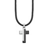 s.Oliver Boys Stainless Steel Cross Pendant Necklaces