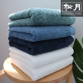 Songwol Towel Songwol Barneys 40 count combed thread 5 heavy hotel towels, ash mint / 송월타올 송월 바니스 40수 코마사 고중량 호텔수건 5장, 애쉬민트