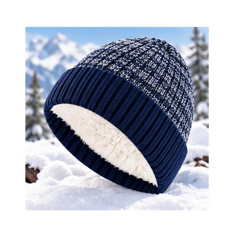 Unisex Winter Knit Beanie for Men & Women – Warm