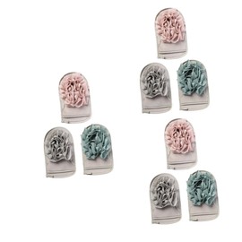 Baluue Sets Comfortable Shower Gloves Reusable Bath Mitts Exfoliating Scrub Hand Size Fit for Daily Body Cleansing Pcs Random