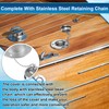 Boat Fuel Deck Fill/Filler with Keyless Cap with Screws, Marine