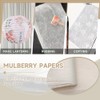 50 Sheets A4 Mulberry Papers Sheets: Natural Fiber Rice Papers