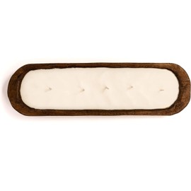 Red Barn Candle Company Wood Dough Bowl Candles | 100% Natural Soy Wax & Essential Oil Infused | Odor Eliminating + Pet Safe | Scented Candle Gifts for Men & Women (Spicy Cranberry, 5-Wick)