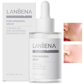 LANBENA Minimiza Poros Facial, Cuidado De La Piel, Sérum De Tratamiento Minimizador De Poros 2.0, Esencia Facial Para Reducir Los Poros, Aliviar La...