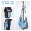 TENDYCOCO Women's Capacity Shoulder for Bag Travel Denim Retro Shopping