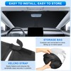 INSAUTO Foldable Windshield Sun Shade for Dodge RAM 2500 3500