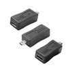 rgzhihuifz USB Mini 8-Pin Male to USB-C/Mini/Micro Female Adapter Set,