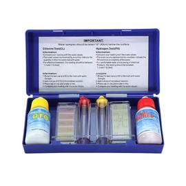 Water Quality Test Kit with PH Detection Solution for Aquariums, Swimming Pools or Fish Tanks
