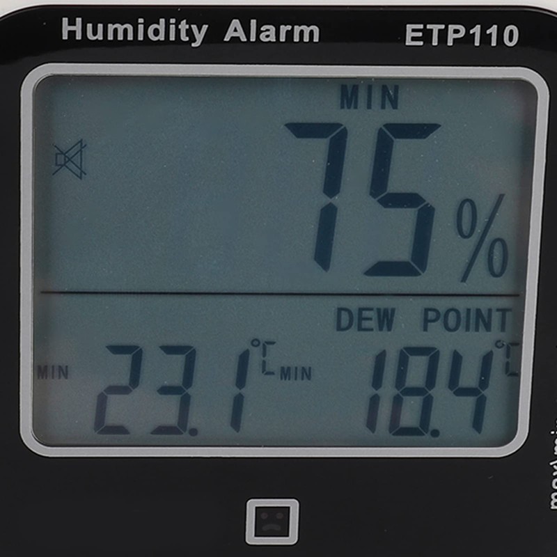 ETP110 ThermO Hygrometer Digital ThermO Hygrometer Dew Point Meter Temperature