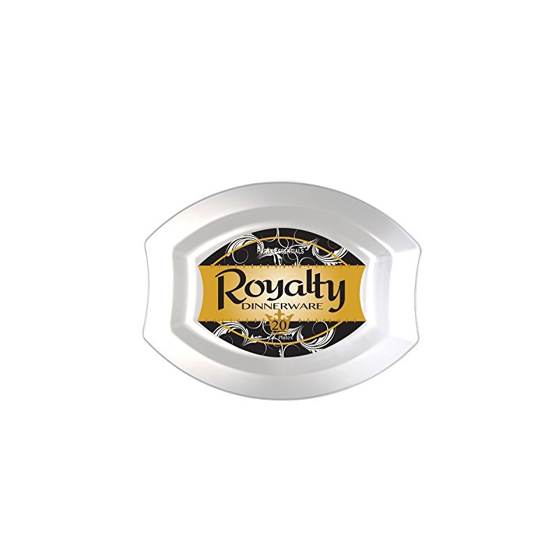 Party Essentials N532021 Royal Plates, 6", Clear (Case of 240)
