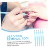 NOLITOY 15Pcs Dead Skin Forks Cuticle Trimmer Durable Manicure Tools