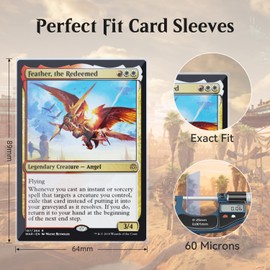 10000 Pack Perfect Fit Card Sleeves, Inner Sleeves Ideal for Double-Sleeving Compatible with TCG, MTG, PKM, TCG, Trading, Gaming Cards