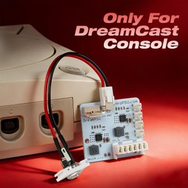 BITFUNX DreamPSU2.0 Power Supply 12V Replacement Kit - Fully Compatible with GDEMU, USB-GDRom and Original DreamCast GDROM Disc Drive, Plug & Play for DreamCast Console